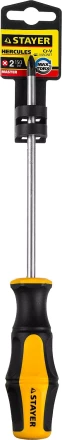 Отвертка STAYER &quot;MASTER&quot; &quot;HERCULES&quot;, Сr-V, противоскользящая рукоятка, PH2x150мм 25052-2-15_z02 купить в Ханты-Мансийске