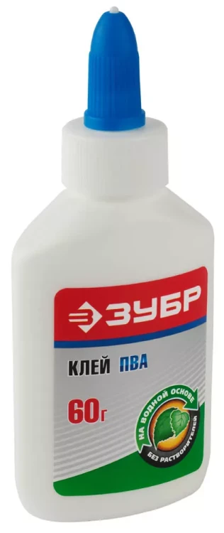 Клей ПВА ЗУБР, на блистере, 60 г 41932 купить в Ханты-Мансийске