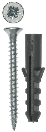 Дюбели ЕВРО с саморезами пакет серия МАСТЕР купить в Ханты-Мансийске