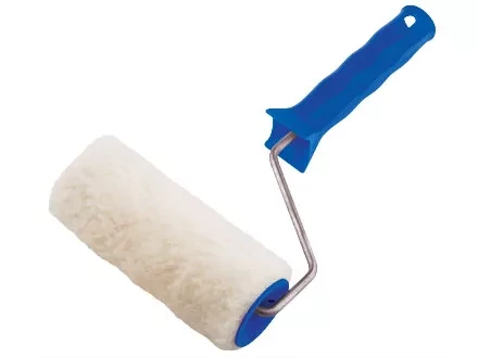 Валик из натурального меха с ручкой 150 мм ворс 12 мм D - 48 мм  СИБРТЕХ 80122 купить в Ханты-Мансийске