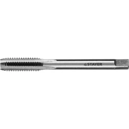 Метчик STAYER &quot;MASTER&quot; одинарный, для сквозных отверстий, сталь 9ХС, М8х1,25 28020-08-1.25