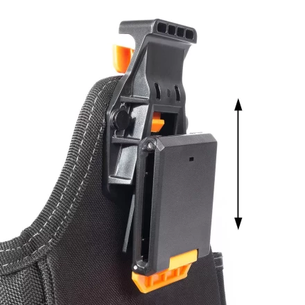 Быстросъемная поясная сумка модульного типа на клипсе с клапаном на липучке КВТ СМ-09 (91982) купить в Ханты-Мансийске