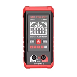 Мультиметр цифровой компактный КВТ SMART KT 123 с автоматическим выбором режимов и пределов измерений (88550)