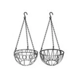 Подвесное кашпо диаметр 26 см высота с цепью и крюком 53,5 см PALISAD 69015