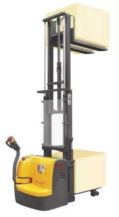 Штабелер самоходный 1,5 т 4,5 м XILIN CDDR15S Li-ion двухуровневый (сопровождаемый) 24/225 В/Ач 1041015 купить в Ханты-Мансийске