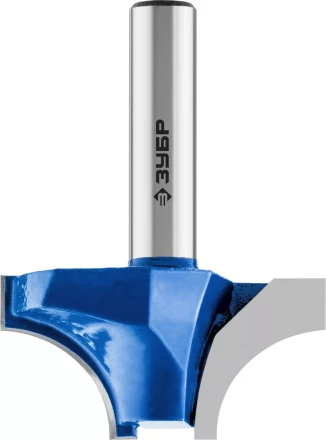 ЗУБР 38.1 x 19 мм, радиус 12.7 мм, фреза пазовая фасонная №1, Профессионал (28740-38.1) купить в Ханты-Мансийске