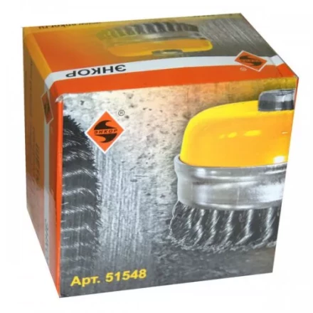 Щетка для УШМ чашечная М14/125 мм, ст.витая 1/20 51548 купить в Ханты-Мансийске