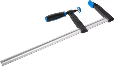 Струбцина ЗУБР &quot;ПРОФЕССИОНАЛ&quot;, тип &quot;F&quot;, двухкомпонентная ручка, стальная закаленная рейка, 120х500мм 32155-120-500 купить в Ханты-Мансийске