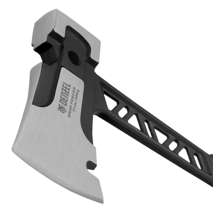 Топор цельнокованый 600 г Denzel 21499, двухкомпонентная обрезиненная рукоятка купить в Ханты-Мансийске