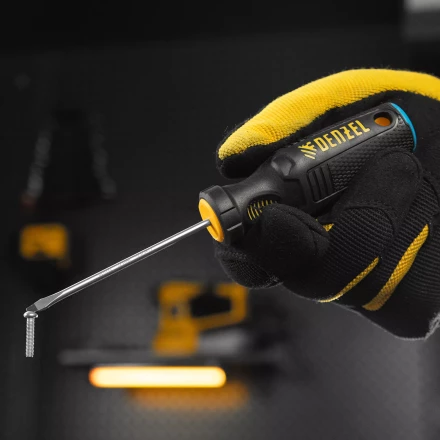 Отвертка, SL3х75 мм, S2, 3к рукоятка Denzel 121887 купить в Ханты-Мансийске