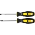 Набор STAYER "MASTER": Отвертки слесарные, двухкомпонентная рукоятка, магнитный наконечник, 2 / 6мм - 100мм, 2шт 2513-H2_z01 купить в Ханты-Мансийске