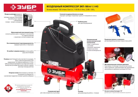 Компрессор воздушный ЗКП-180-6-1.1-Н3 серия МАСТЕР купить в Ханты-Мансийске