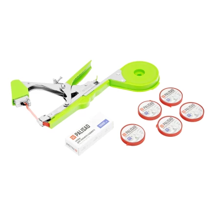 Набор, тапенер садовый для подвязки растений, скобы 10 000 шт., 6 лент 30 м// Palisad 64529 купить в Ханты-Мансийске