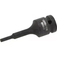 Торцовая головка KRAFTOOL "INDUSTRIE QUALITAT" ударная (1/2"), HEX, Cr-Mo, фосфатированная, H4 27950-04
