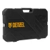 Набор инструментов, 1/2&quot;, 1/4&quot;, 3/8&quot;, CrV, S2, пластиковый кейс, 144 предмета// Denzel 15805 купить в Ханты-Мансийске