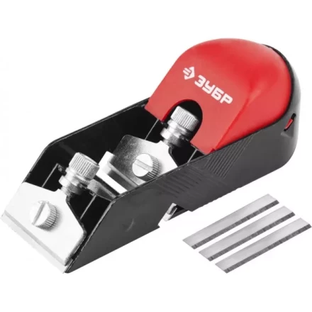 Рубанок ЗУБР &quot;МАСТЕР&quot; &quot;МИНИ&quot; металлический, торцевой, 5 запасных ножей в комплекте, 50х150мм 1862_z01 купить в Ханты-Мансийске
