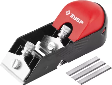 Рубанок ЗУБР &quot;МАСТЕР&quot; &quot;МИНИ&quot; металлический, торцевой, 5 запасных ножей в комплекте, 50х150мм 1862_z01 купить в Ханты-Мансийске