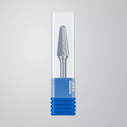 Зубр Твердосплавная борфреза L - конус с закругленным углом 28°, 12 х 28 мм, радиус 3.0 мм (28810-12-28) купить в Ханты-Мансийске