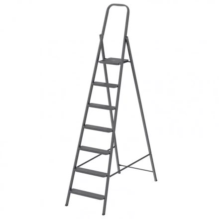 Стремянка 7 ступени компактная стальная Россия Сибртех 97947 купить в Ханты-Мансийске