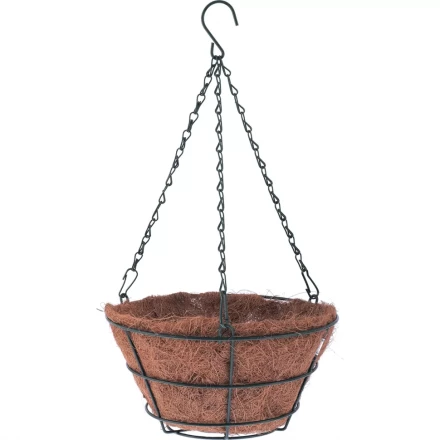 Кашпо подвесное с вкладышем из коковиты конус d30см PALISAD 69021 купить в Ханты-Мансийске