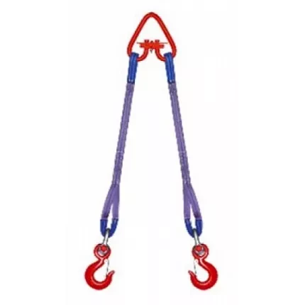 Строп текстильный двухветвевой 2СТ 5 т L=7.5 м SF7 120 мм Звено РТ-3 купить в Ханты-Мансийске