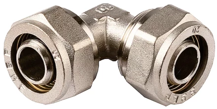 Уголок ЗУБР соединительный, цанга-цанга, 20х20х2,0, никель 51408-20 купить в Ханты-Мансийске