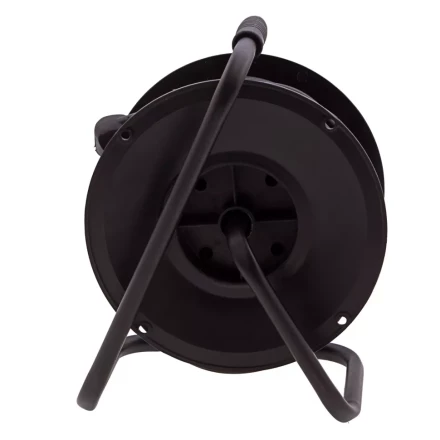 Удлинитель силовой 50 м, 16А, тип УХ10, ПВС, на кабельной катушке, 4 розетки без заземления Сибртех 95865 купить в Ханты-Мансийске