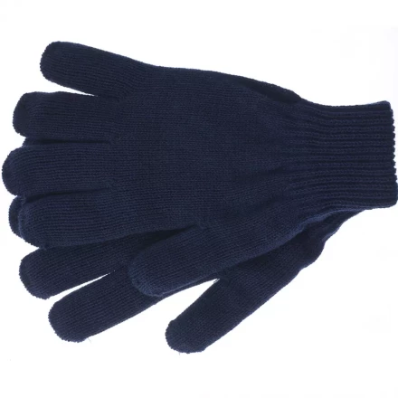 Перчатки трикотажные акрил двойные синий двойная манжета Сибртех Россия 68685 купить в Ханты-Мансийске