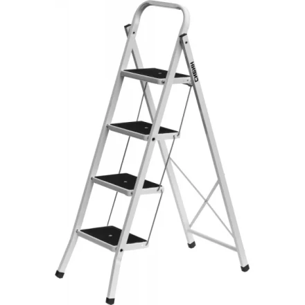 Лестница-стремянка СИБИН стальная c широкими ступенями, 4 ступени 38807-04 купить в Ханты-Мансийске