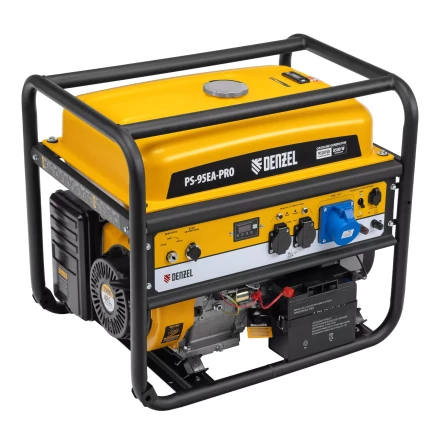 Генератор бензиновый Denzel PS-95EA-PRO, 9,5 кВт, 230 В, 40 л, разъём ATS, эл.старт купить в Ханты-Мансийске
