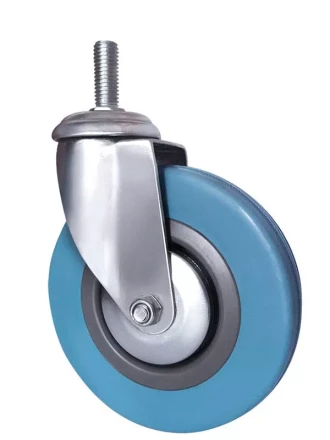 Колесо аппаратное поворотное SCtg 55 125 мм с болтом (зеленое) (F) 1010006 купить в Ханты-Мансийске