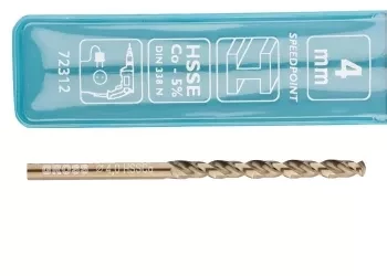 Сверло спиральное по металлу, 4,0 мм, HSS-Co  GROSS 72312 купить в Ханты-Мансийске