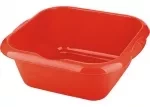 Таз пластмассовый квадратный 18л, красный ТМ Elfe 92987 купить в Ханты-Мансийске