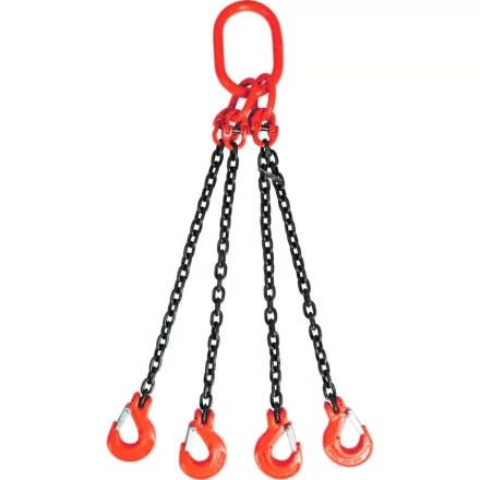 Строп цепной TOR 4СЦ г/п 11,2 т 2,0 м с самозакрывающимися крюками 1018501 купить в Ханты-Мансийске