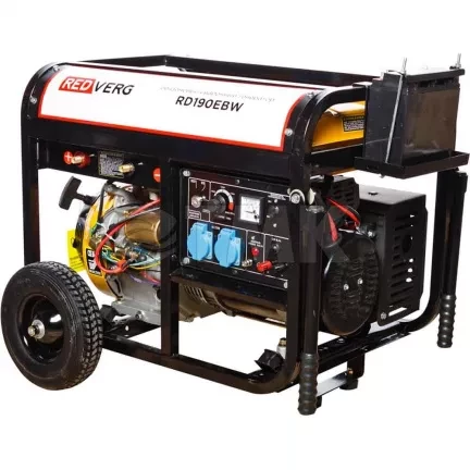 Генератор бензиновый сварочный RD190EBW RedVerg купить в Ханты-Мансийске
