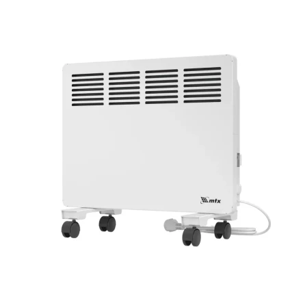 Конвектор электрический КМ-1000.1, 230 В, 1000 Вт, X-образный нагреватель, колеса, термостат // MTX 98124 купить в Ханты-Мансийске