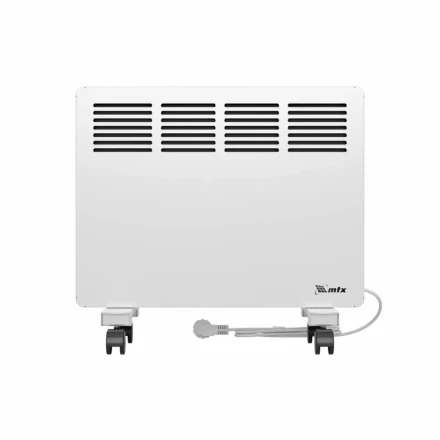 Конвектор электрический КМ-1000.1, 230 В, 1000 Вт, X-образный нагреватель, колеса, термостат // MTX 98124 купить в Ханты-Мансийске