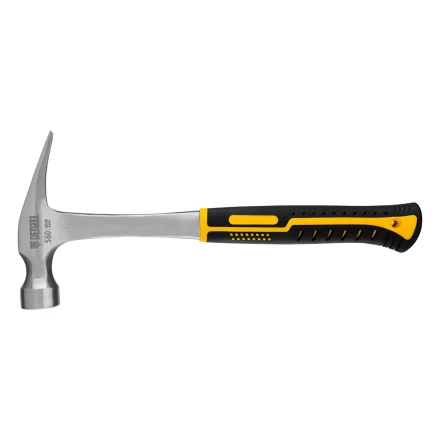 Молоток-гвоздодер 560 г Denzel 10424, цельнометаллический, двухкомпонентная рукоятка купить в Ханты-Мансийске