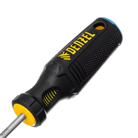 Отвертка, SL5x75 мм, S2, 3к рукоятка Denzel 121947 купить в Ханты-Мансийске