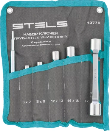 Набор ключей трубок торцевых усиленных 6 пред., CrV Stels 13778 купить в Ханты-Мансийске