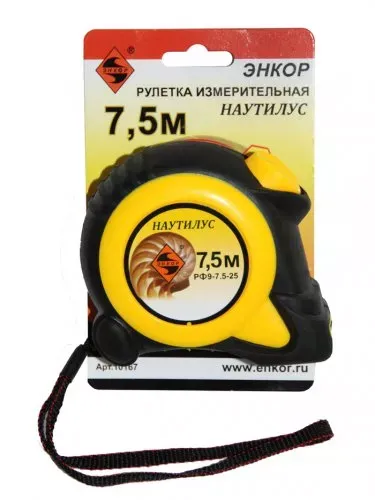 Рулетка 7,5м Наутилус Энкор 10167 купить в Ханты-Мансийске