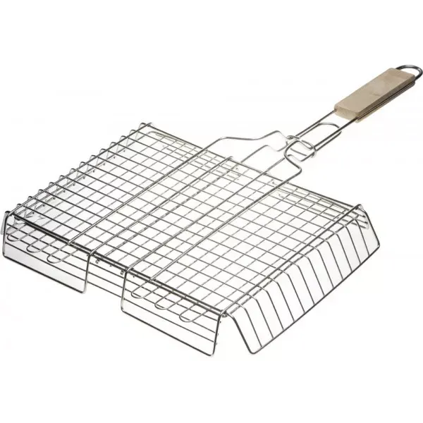 Решетка-гриль GRINDA "BARBECUE", объемная, нержавеющая сталь, 340х260мм 424732 купить в Ханты-Мансийске