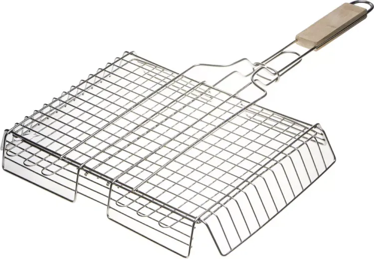 Решетка-гриль GRINDA "BARBECUE", объемная, нержавеющая сталь, 340х260мм 424732 купить в Ханты-Мансийске