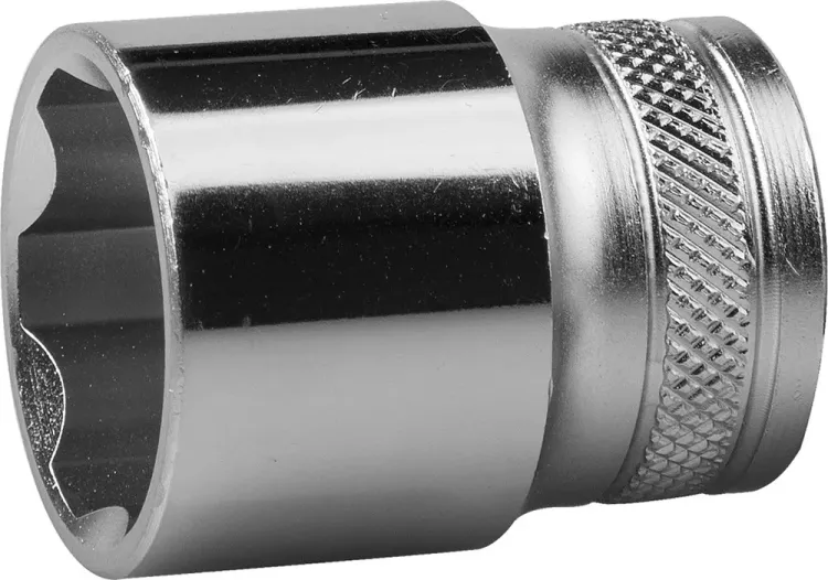 Торцовая головка KRAFTOOL "INDUSTRIE QUALITAT", Cr-V, FLANK, хромосатинированная, 1/2", 23 мм 27805-23_z01 купить в Ханты-Мансийске
