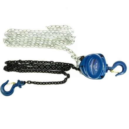 Таль цепная 0,5 т h подъема 2,5 м расстояние между крюками 350 мм Stels 51943 купить в Ханты-Мансийске