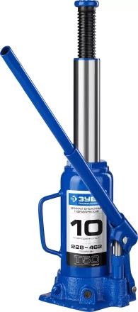 Домкрат гидравлический бутылочный T50, 10т, 228-462мм, ЗУБР Профессионал 43060-10 43060-10_z01 купить в Ханты-Мансийске