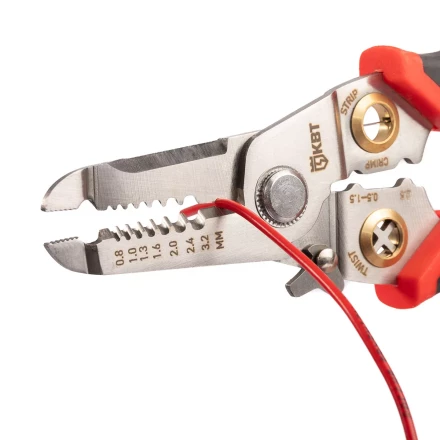 Многофункциональный стриппер КВТ WSS-02 для снятия изоляции с проводов 0.5–6.0 мм (102399) купить в Ханты-Мансийске