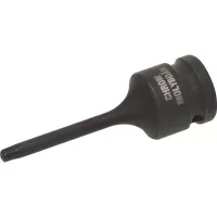 Торцовая головка KRAFTOOL "INDUSTRIE QUALITAT" ударная (1/2"), TORX, Cr-Mo, фосфатированная, T27 27952-27