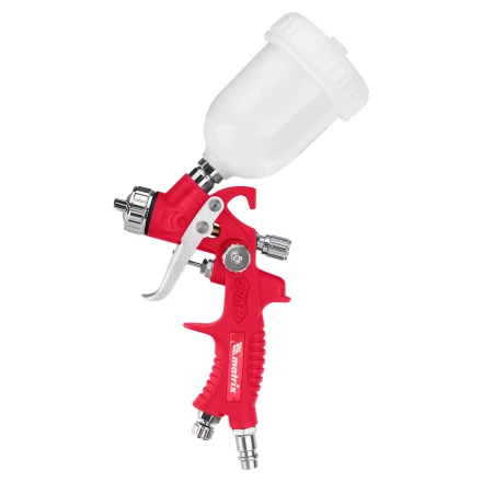 Краскораспылитель HVLP пневмат. с верхним бачком V= 0,1 л, сопло диаметром 0.8 мм// Matrix 57325 купить в Ханты-Мансийске