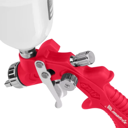 Краскораспылитель HVLP пневмат. с верхним бачком V= 0,1 л, сопло диаметром 0.8 мм// Matrix 57325 купить в Ханты-Мансийске